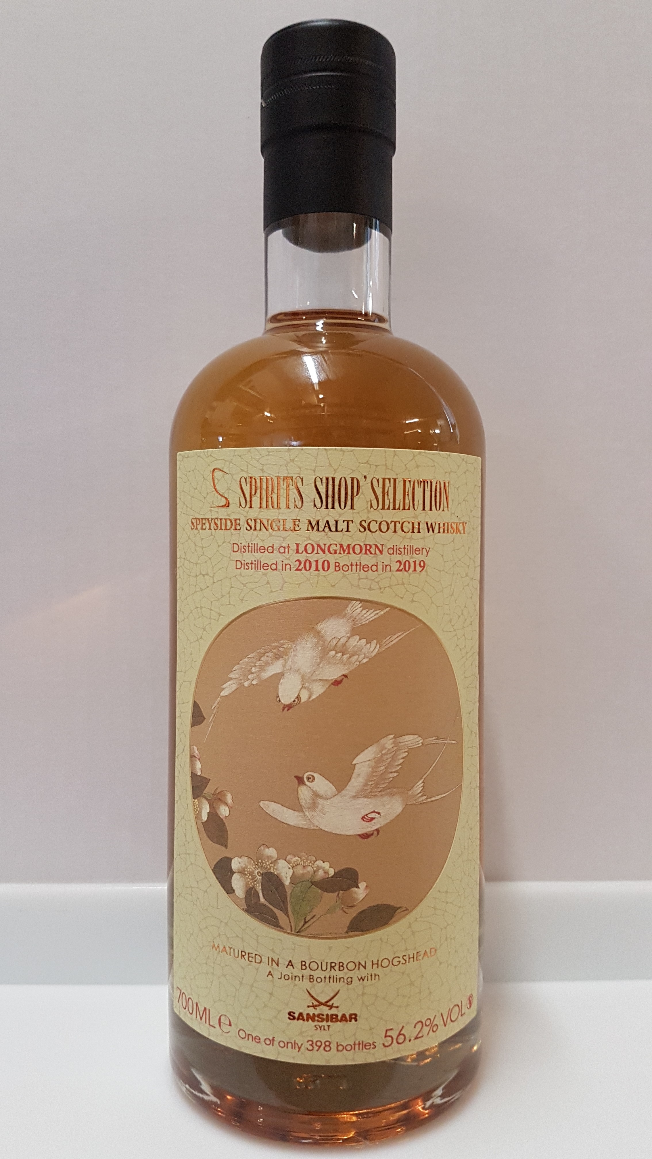 Longmorn 8y - Chinese Birds Label