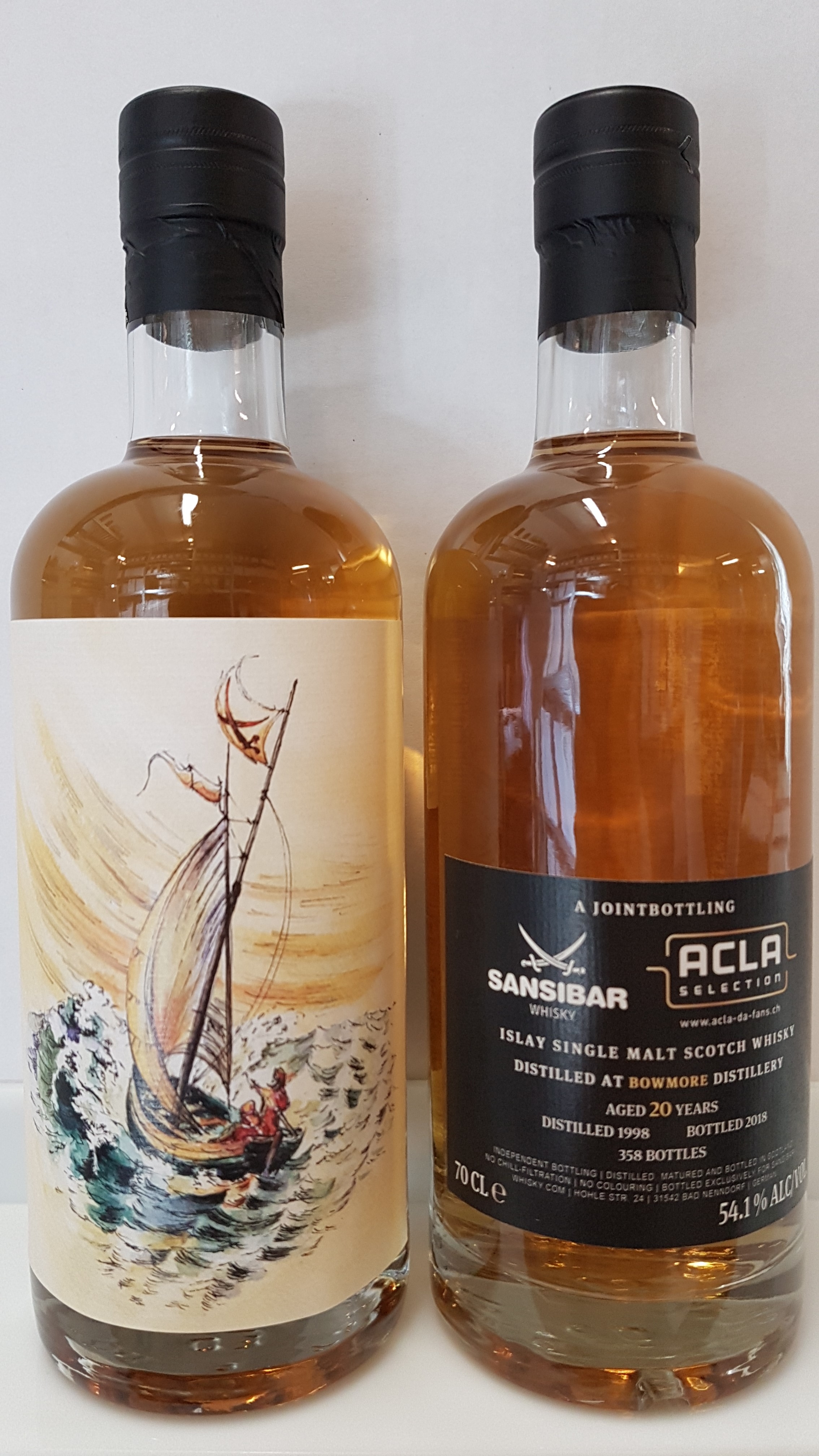 Bowmore 20y - Ship Label